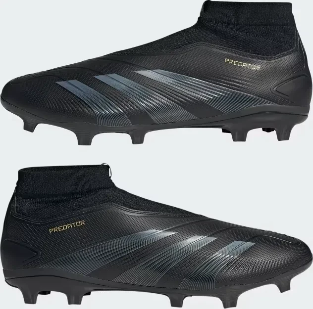 adidas Predator League Laceless FG core black/carbon/gold metallic