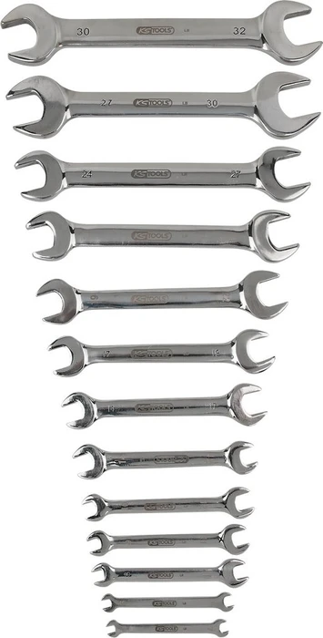 KS Tools Doppelmaulschlüssel Schraubenschlüsselsatz, 13-tlg.