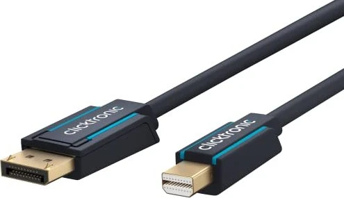 Clicktronic DisplayPort/Mini DisplayPort 1.1 Kabel blau, 1m