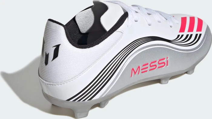 adidas F50 Messi League FG/MG cloud white/lucid red/silver metallic (Junior)
