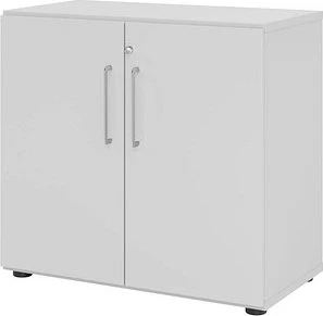 Hammerbacher Flügeltürenschrank V928T2, grau/grau, Aktenschrank