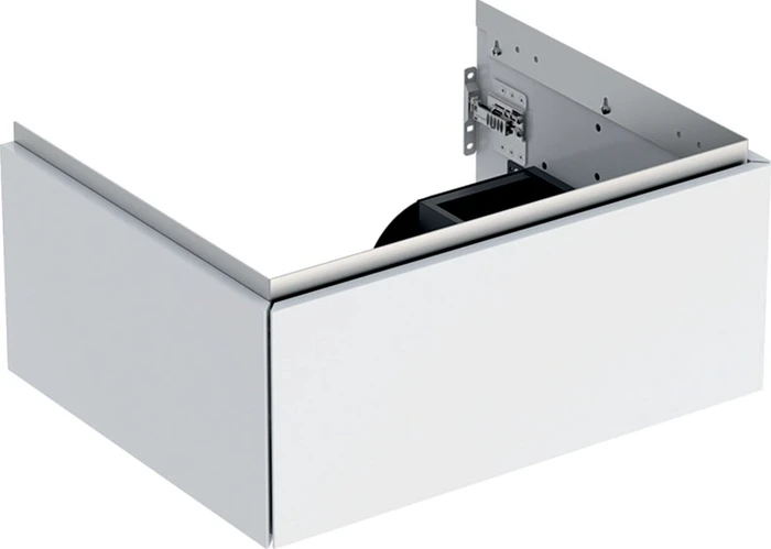 Geberit ONE Unterschrank für Waschtisch, mit einer Schublade, 60cm, weiß/lackiert hochglanz