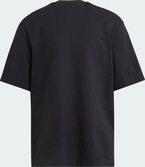 adidas Future Icons Logo Piqué T-Shirt kurzarm schwarz/weiß (Junior)
