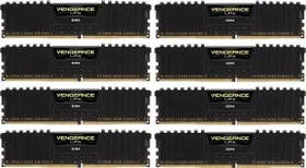 Corsair Vengeance LPX schwarz UDIMM 128GB Kit, DDR4-3000, CL16-18-18-35, 2RX8 (CMK128GX4M8B3000C16)