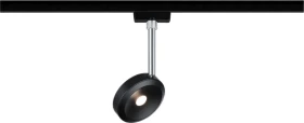 Paulmann URail Discus Schienensystem LED Spot 5W schwarz matt, 1 Stück