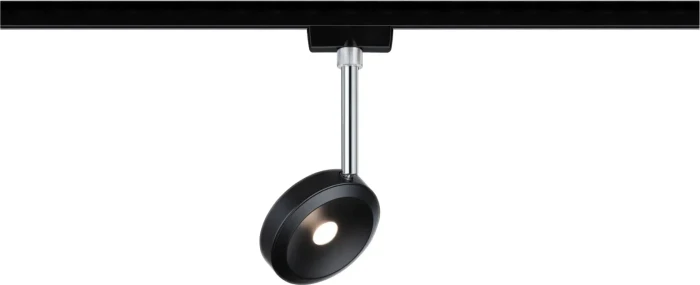Paulmann URail Discus Schienensystem LED Spot 5W schwarz matt, 1 Stück