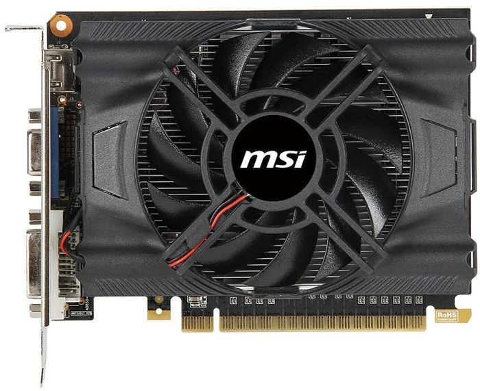 MSI GeForce GTX 650, N650-2GD5/OC, 2GB GDDR5, VGA, DVI, HDMI