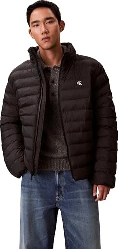 Calvin Klein Leichte Steppjacke aus Nylon Jacke schwarz (Herren)