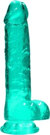 Shots Toys RealRock Crystal Clear Dildo 8"