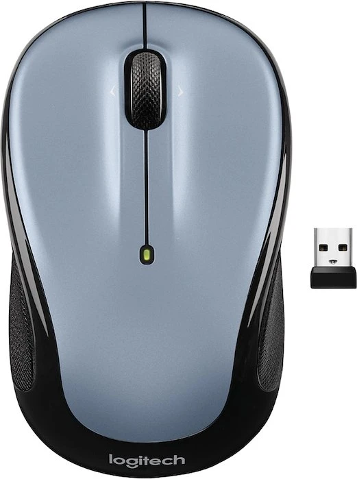Logitech M325s Wireless Mouse Light Silver grau/schwarz, USB