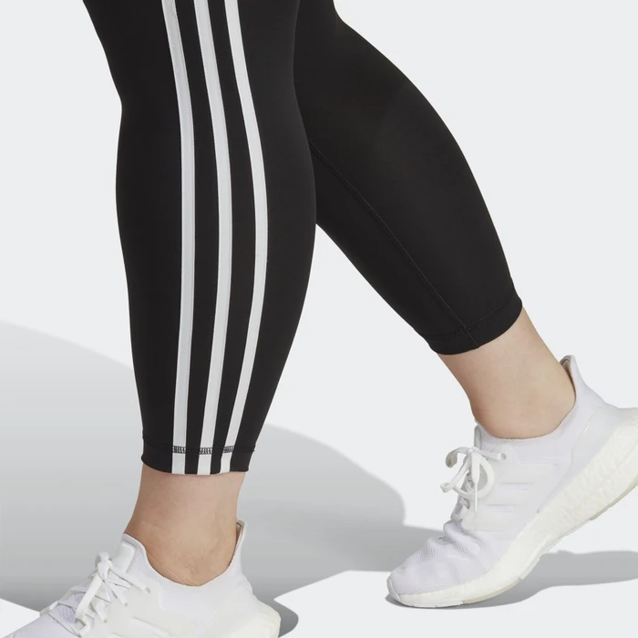 adidas Train Essentials 3-Streifen High-Waisted große Größen Hose 7/8 black (Damen)