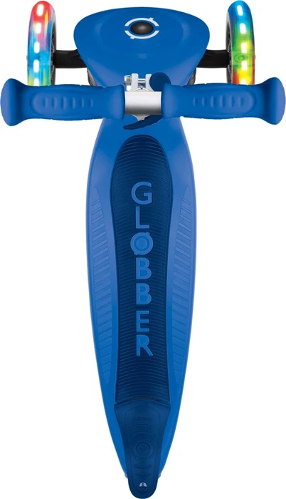 Globber Primo Foldable Lights Kickboard navy blue