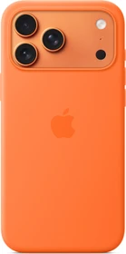 Apple Silikon Case mit MagSafe für iPhone 17 Pro Max orange