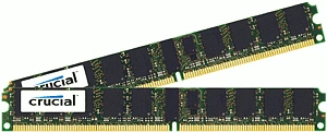 Crucial VLP RDIMM 2GB Kit, DDR2-667, CL5, reg ECC
