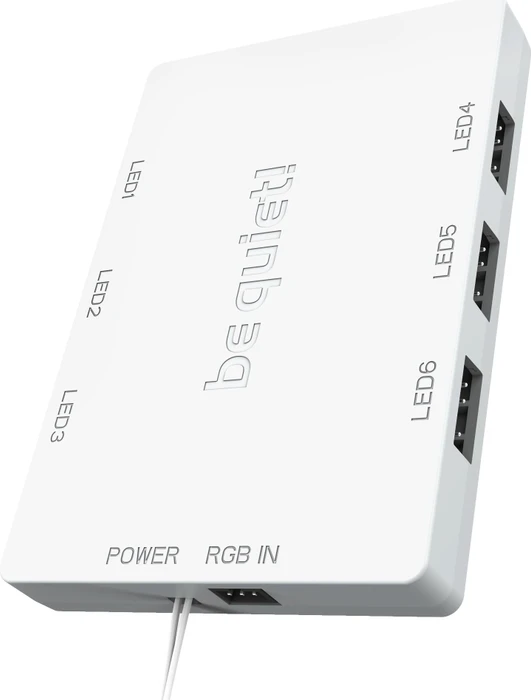be quiet! Light Wings White PWM, LED-Steuerung, 120mm, 3er-Pack