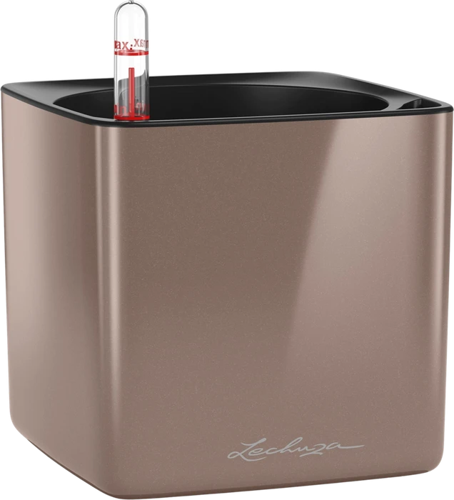 Lechuza Cube Glossy 14 Blumentopf