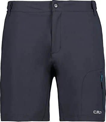 CMP Bermuda mit herausnehmbarem Einsatz und Sitzpolster Fahrradhose kurz anthrazit/danube (Herren)