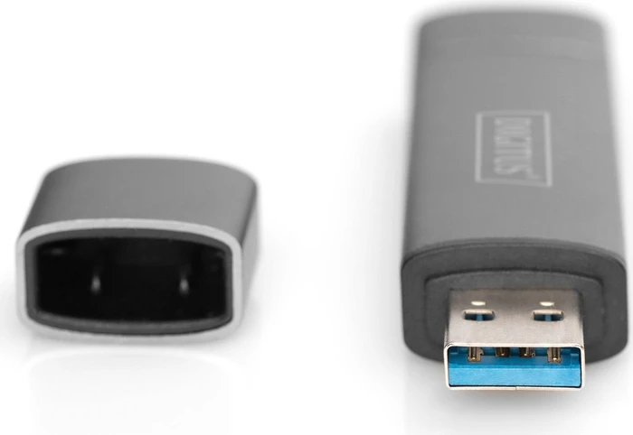 Digitus Dual Cardreader, USB-A 3.0/USB-C 2.0 [Stecker]