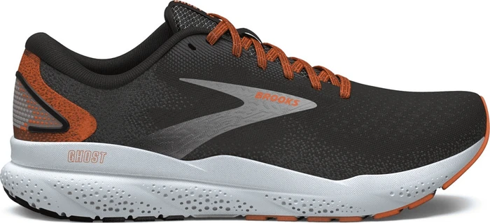 Brooks Ghost 16 schwarz/orange/weiß (Herren)