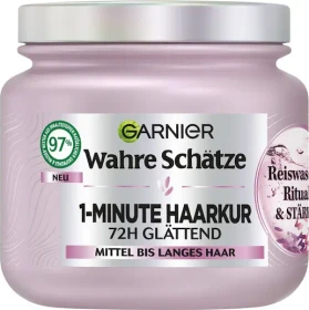 Garnier Wahre Schätze 1-Minute Haarkur Reiswasser Ritual & Stärke, 340ml