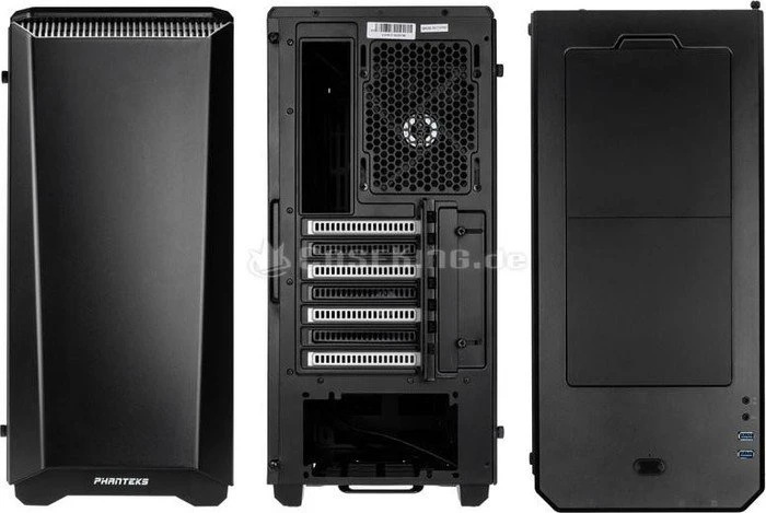 Phanteks Eclipse P400S Tempered Glass Edition schwarz/weiß, Glasfenster, schallgedämmt