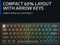 Mountain Everest 60, LEDs RGB, hot-swap, Midnight Black, Linear 45 SPEED, USB, DE Vorschaubild
