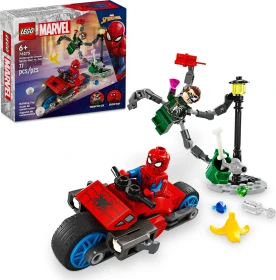 LEGO Marvel Super Heroes Spielset - Motorrad-Verfolgungsjagd: Spider-Man vs. Doc Ock