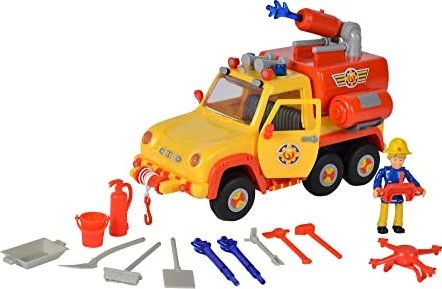 Simba Toys Feuerwehrmann Sam - Feuerwehrauto Venus 2.0 mit Figur