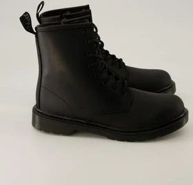 Dr. Martens 1460 Serena Faux Fur Lined Leather Boots schwarz (Junior)