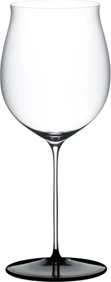 Riedel Fatto A Mano Black Tie Burgunder Grand Cru Rotweinglas