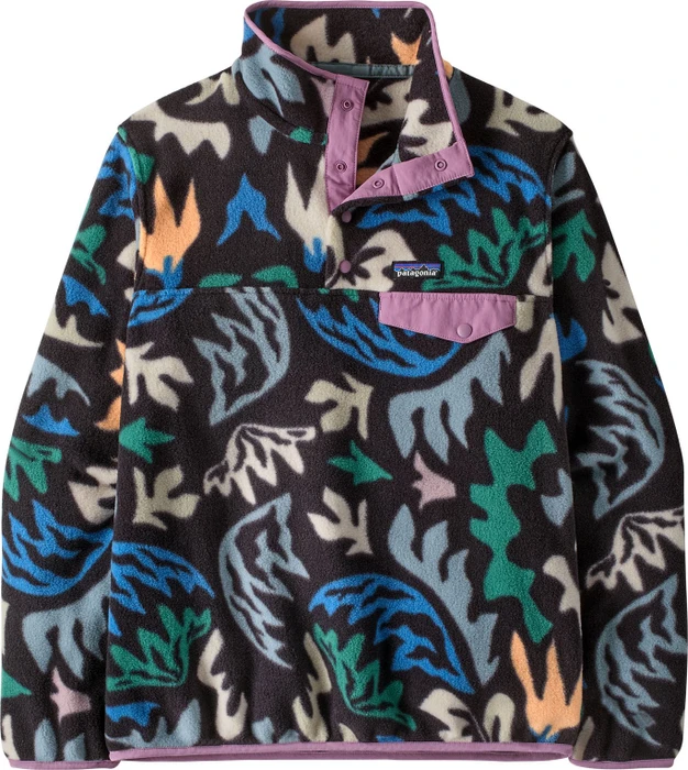 Patagonia Lightweight Synchilla Snap-T Pullover kaleido: black (Damen)