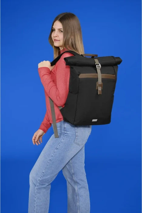 Hama Silvan, Laptop-Rucksack, Rolltop, 16.2" braun