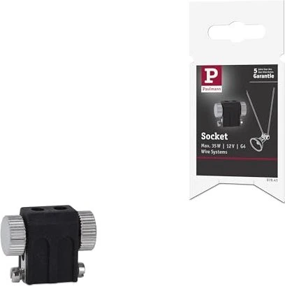 Paulmann Seil-Zubehör Lampenhalter G4 12V schwarz
