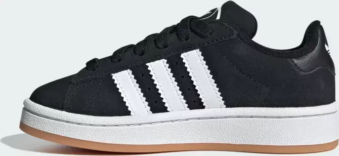 adidas Campus 00s Elastic Lace core black/cloud white/gum (Junior)