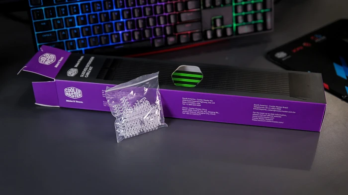 Cooler Master Sleeved Extension Cable Kit, 30cm, schwarz/grün