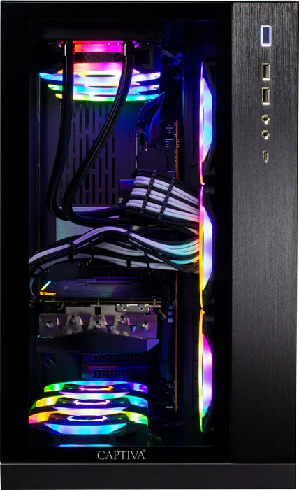 Captiva Highend Gaming R73-919, Ryzen 9 7950X3D, 128GB RAM, 2TB SSD, GeForce RTX 4070, Windows 11 Home