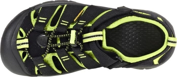 Keen Newport H2 Big Kid black/lime green (Junior)