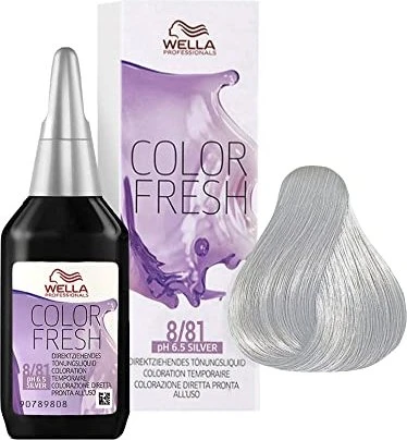 Wella Color Fresh Haartönung Silver Line hellblond perl-asch 8/81, 75ml