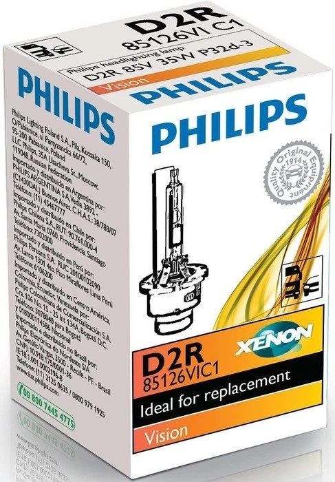 Philips Xenon Vision D2R 35W, 1er-Pack