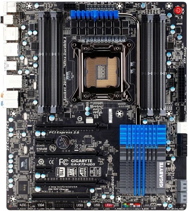 GIGABYTE GA-X79-UD5 (Intel 2011-0)