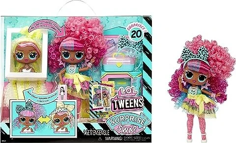 MGA Entertainment L.O.L. Surprise! - Tweens Surprise Swap Fashion Doll - Curls-2-Crimps Cora