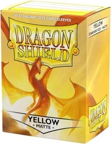 Dragon Shield Matte Sleeves Standard yellow, 100 Stück