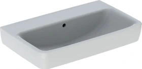 Geberit Renova Compact Waschtisch 65cm, ohne Hahnloch, mit Überlauf, weiß