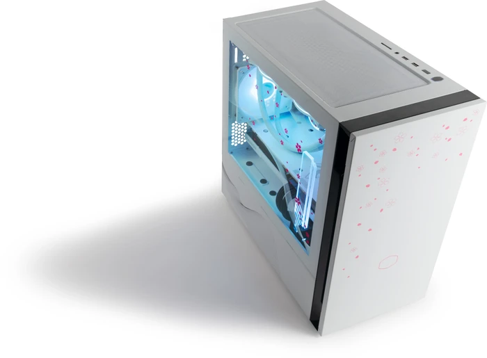 Cooler Master Silencio S400 Sakura Limited Edition, Glasfenster, schallgedämmt