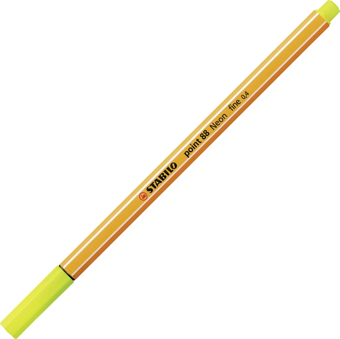 STABILO point 88 neon sortiert, 6er-Set, Kunststoffetui