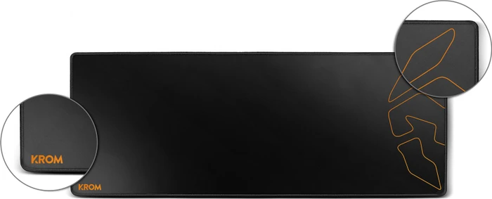 Krom Knout XL Gaming Mousepad, schwarz