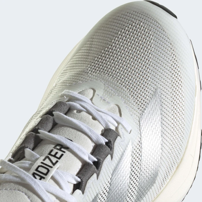 adidas Adizero Boston 12 cloud white/silver metallic/grey five (Damen)