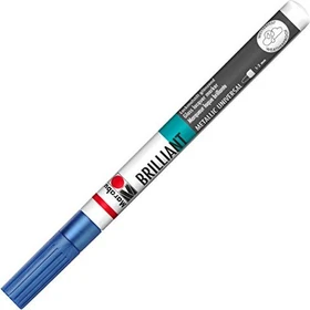 Marabu Brilliant Painter 1-2mm blau metallic 752