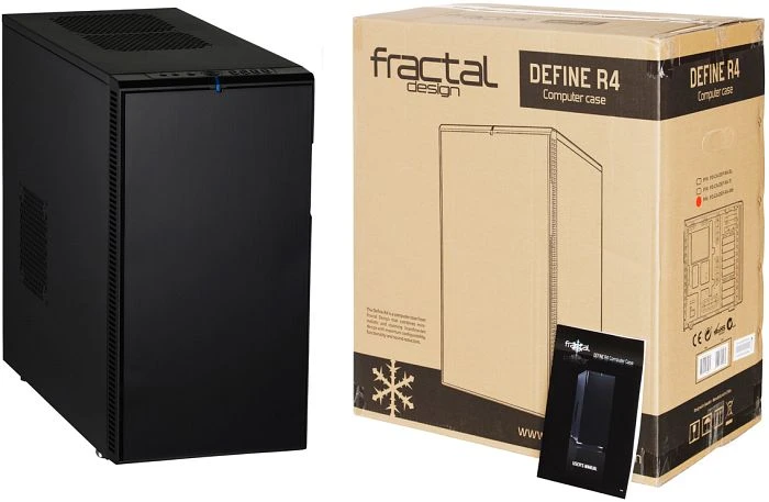 Fractal Design Define R4 Black Pearl, Acrylfenster, schallgedämmt