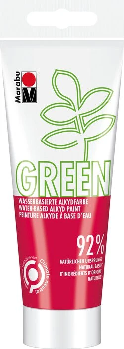Marabu Green Alkydfarbe, kirschrot, 100ml